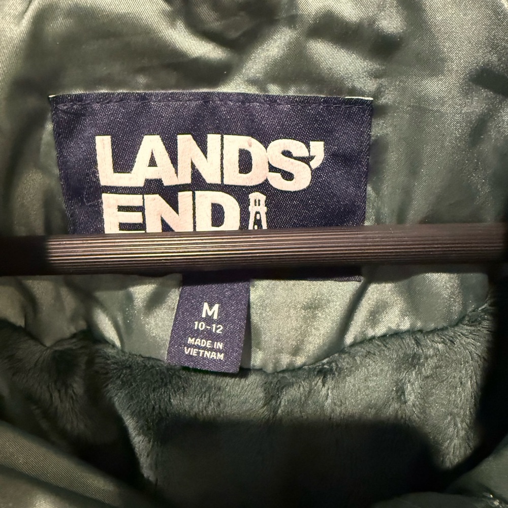 Lands' End Forest Green Quilted Jacket - Picture 2 of 12